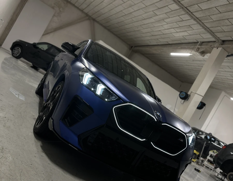 BMW X2 M35i xDrive po celopolepu do matné PPF UPPF Matte8